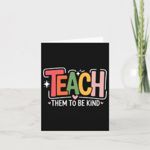 Süße Lehrerin Schule Karte