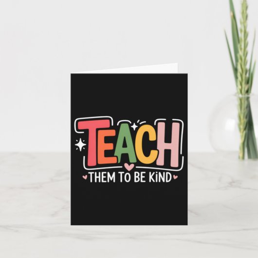 Süße Lehrerin Schule Karte (Vorderseite)