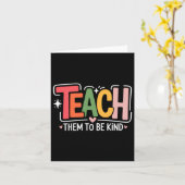 Süße Lehrerin Schule Karte (Gelbe Blume)