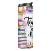 Süße Lehrerin Thermosbecher (Nach links gedreht)