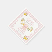 Süße Lemon Baby Shower Serviette (Ecke)