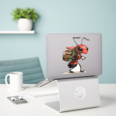 Süße Lernameise-Aufkleber Aufkleber (Laptop auf Schreibtisch)