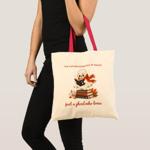 Süße Leseghost Custom Herbst Canvas-Tasche Tragetasche
