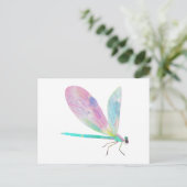 Süße Libelle Postkarte (Stehend Vorderseite)