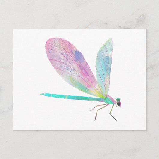 Süße Libelle Postkarte (Vorderseite)