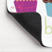 Süße Liebe-backendes kleine Kuchen mousemat der Mousepad (Ecke)