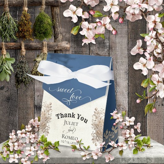 Süße Liebe - Blau Geschenkschachtel