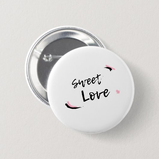 Süße Liebe Button (Vorne & Hinten)