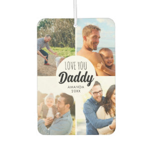Süße Liebe, Daddy, individuelle Fotocollage  Autolufterfrischer