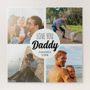 Süße Liebe, Daddy, individuelle Fotocollage Puzzle