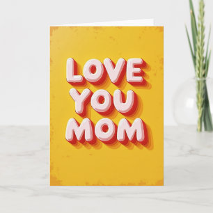 Süße Liebe, Du Mama Grafikkarte Karte