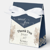 Süße Liebe - Dunkelblau Geschenkschachtel (Vorderseite)