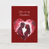 Süße Liebe Karte (Vorderseite)