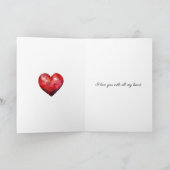 Süße Liebe Karte (Innenseite)