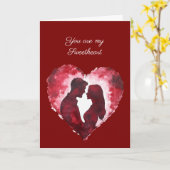 Süße Liebe Karte (Gelbe Blume)