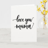 Süße Liebe Mama Karte (Gelbe Blume)