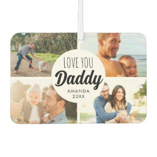 Süße Liebe, 'Papa' individuelles Fotocollage  Autolufterfrischer