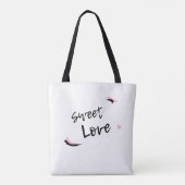 Süße Liebe-Tasche Tasche (Rückseite)