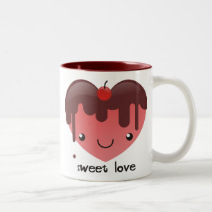 Süße Liebe-Tasse Zweifarbige Tasse