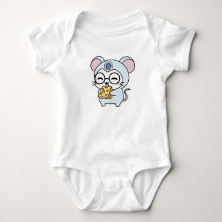 Süße liebenswerte kleine Maus Baby Strampler