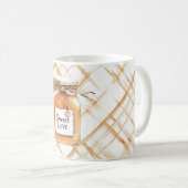 Süße Liebes Karamell Kaffeetasse (VorderseiteRechts)