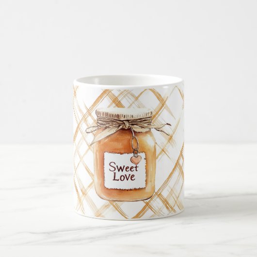 Süße Liebes Karamell Kaffeetasse (Mittel)