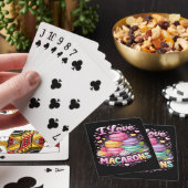 Süße Liebes-Macarons Spielkarten (In Situ)