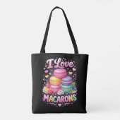 Süße Liebes-Macarons Tasche (Rückseite)