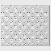 Süße Liebes-Panda Geschenkpapier (Flach)