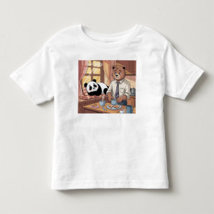 Süße Liebes-Panda- und Bären-Fun-Shirt für Kinder Kleinkind T-shirt