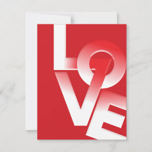 Süße Liebes-Typografie Valentinstag Feiertagskarte