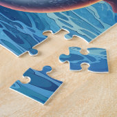 Süße Liebesdelfin Strand Puzzle (Seite)