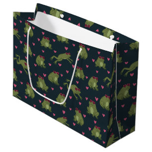 Süße Liebesfrösche Große Geschenktasche Geschenktüte