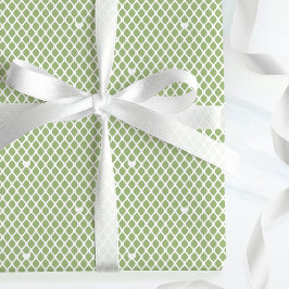 Süße Liebesherzen Gittergeflecht Hübsche grüne Geb Geschenkpapier