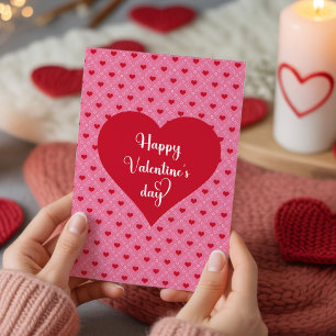 Süße Liebesherzen Valentinstagskarte für Freundin Feiertagskarte