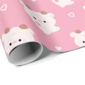 Süße Liebeskuh Geschenkpapier (Rolleneckpunkt)