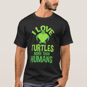 Süße Liebesschildkröten mehr als menschliche Schil T-Shirt