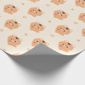 Süße Liebestiger Geschenkpapier (Ecke)