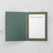 Süße Liebesvögel Hochzeit Text hinzufügen  Karte (Innenseite)