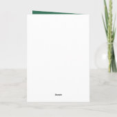 Süße Liebesvögel Hochzeit Text hinzufügen Karte (Rückseite)