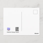 Süße Liebesvögel Valentinstag Postkarte (Rückseite)