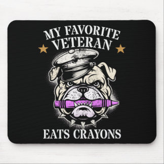 Süße Lieblingsveteranen essen Crayons-Squad Militä Mousepad