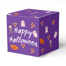 Süße lila Halloween-Geschenkbox 3