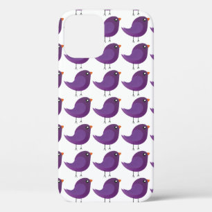 Süße lila kleine Vogelillustration Case-Mate iPhone Hülle