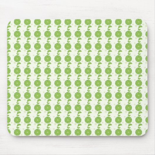 Süße Limetten-Mauspad mit Muster Mousepad (Vorne)