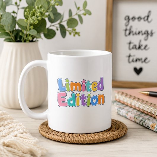 Süße limitierte Auflage Kaffeetasse