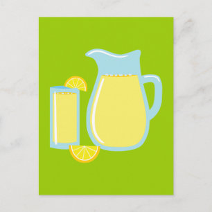 Süße Limonade Postkarte
