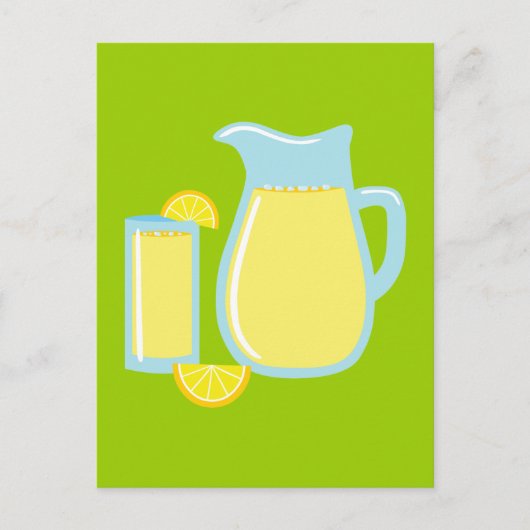 Süße Limonade Postkarte (Vorderseite)