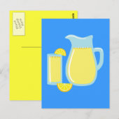 Süße Limonade Postkarte (Vorne/Hinten)