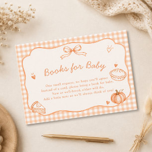 Süße Little Cutie Pie Baby Shower Bücher für Baby Begleitkarte